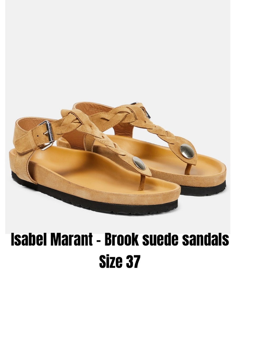 Isabel Marant - Brook suede sandals Size 37